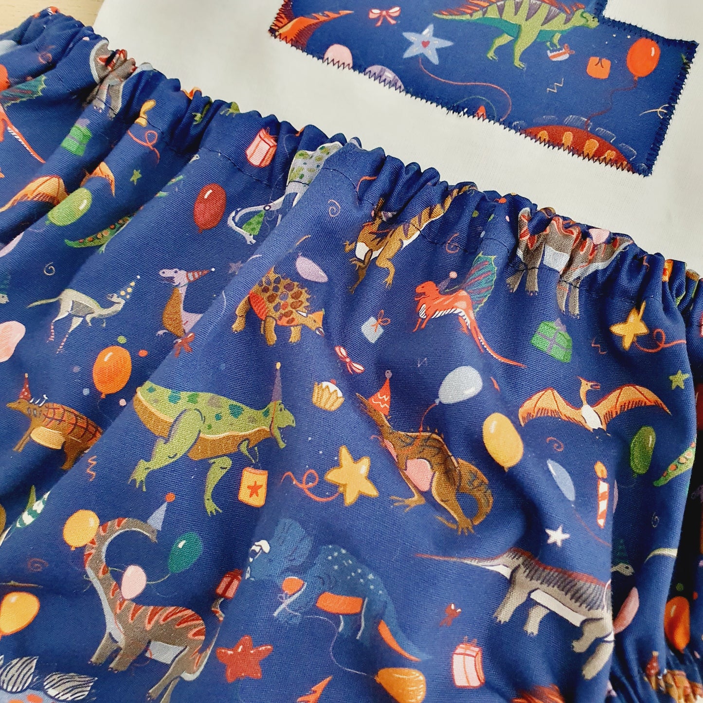 DINOSAURS PARTY Boys 1st Birthday - Cake Smash Outfit - Size 0, Nappy Cover, Tie & Singlet Set