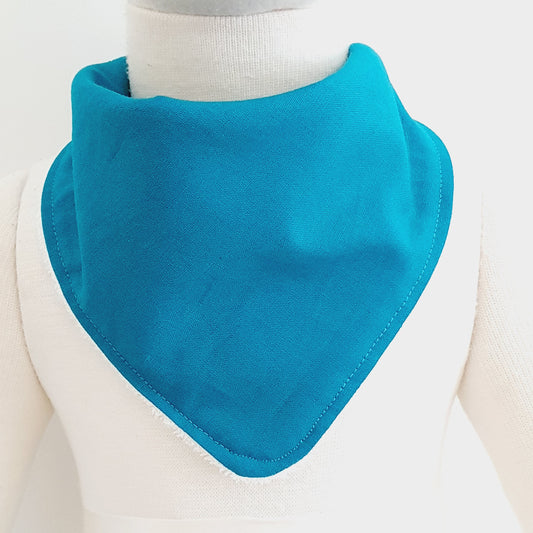 Bandana Dribble Bib - Bamboo Backed Ultra Absorbent Bib, Teal