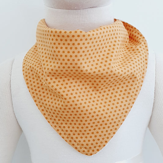 Bandana Dribble Bib - Bamboo Backed Ultra Absorbent Bib - MUSTARD