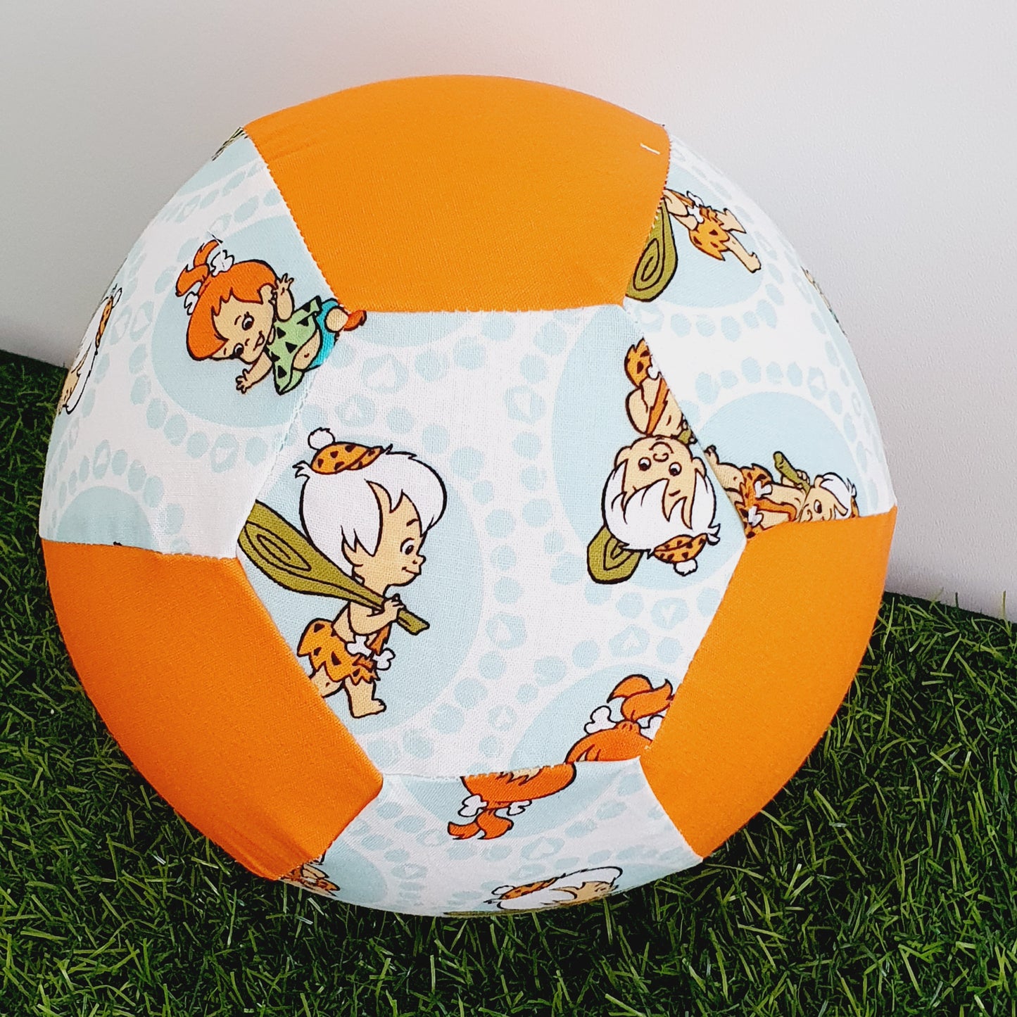 Balloon Ball Cover - Balloon Balls - Sensory Baby / Toddler / Kids Balloon Play - Handmade Fabric Balloon Cover - FLINTSTONES print