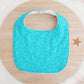 COLOURFUL DOTS Small Feeding Bib - Organic Bamboo Backed, Ultra Absorbent Bib