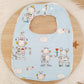 ROBOT LOVE Feeding Bib - Organic Bamboo Backed, Ultra Absorbent Bib