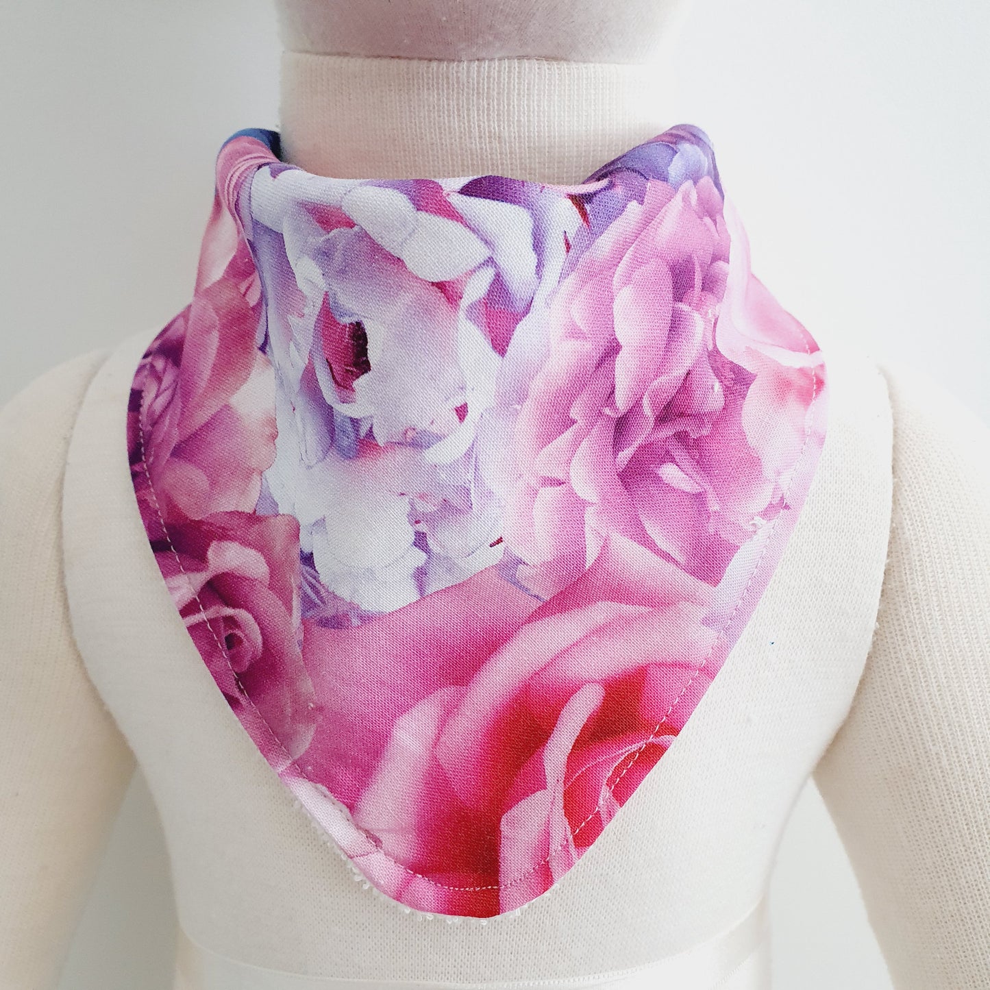 ROSES Bandana Dribble Bib - Bamboo Backed Ultra Absorbent Bib