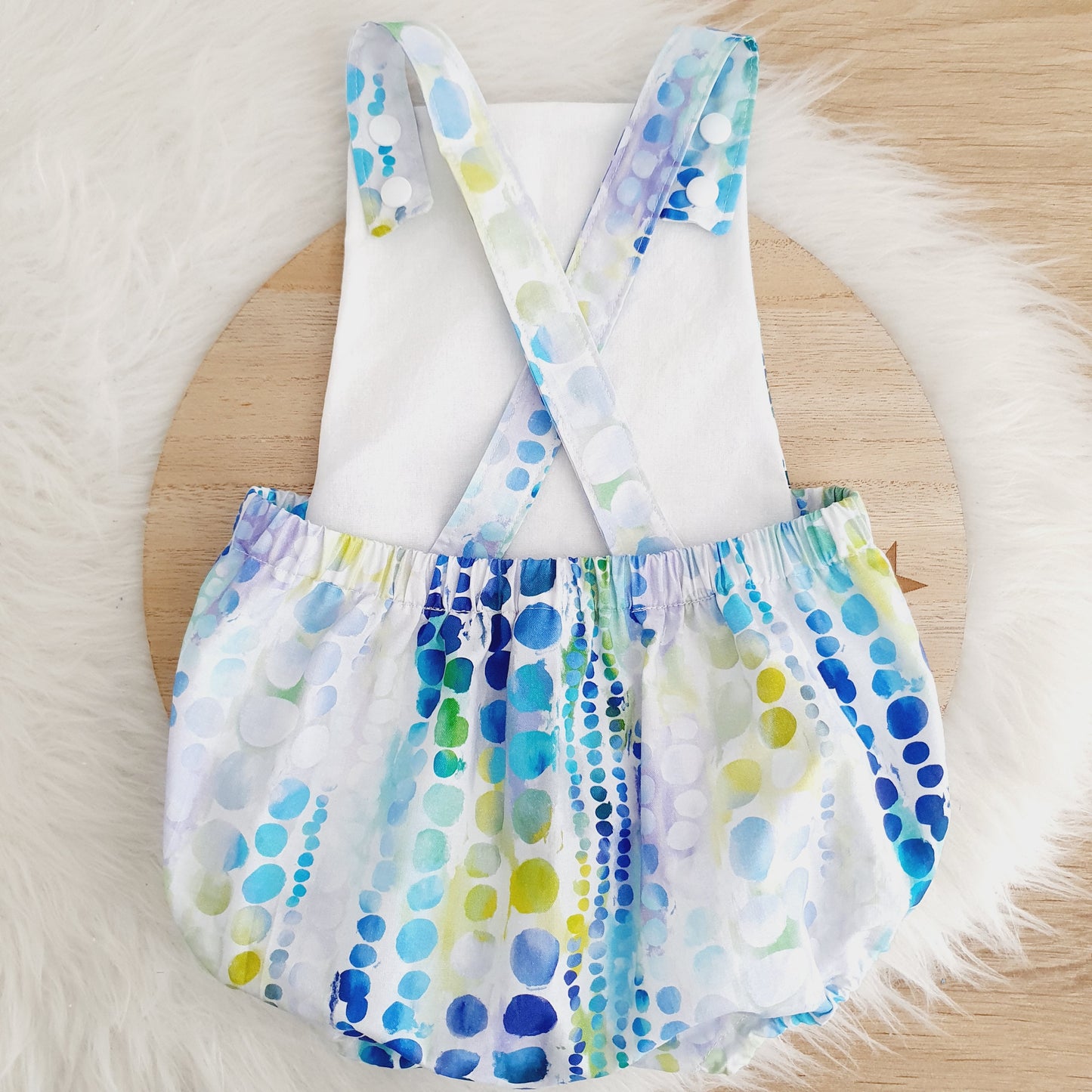 WATERCOLOURS Baby Romper, Size 1