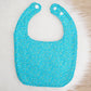 COLOURFUL DOTS Small Feeding Bib - Organic Bamboo Backed, Ultra Absorbent Bib