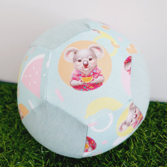 KOALA Balloon Ball Cover - Balloon Balls - Sensory Baby / Toddler / Kids Balloon Play - Handmade Fabric Balloon Cover