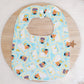 ERNIE print Feeding Bib - Organic Bamboo Backed, Ultra Absorbent Bib