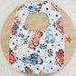 CARS print Feeding Bib - Organic Bamboo Backed, Ultra Absorbent Bib