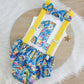 MINIONS print Boys 1st Birthday Outfit, Size 0