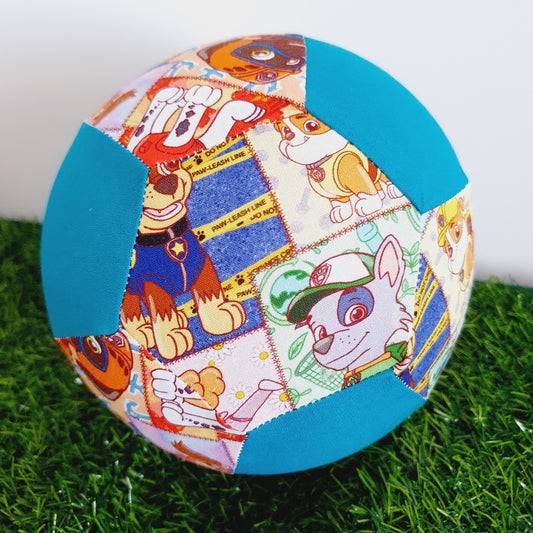 PAW PATROL print Balloon Ball Cover - Balloon Balls - Sensory Baby / Toddler / Kids Balloon Play - Handmade Fabric Balloon Cover