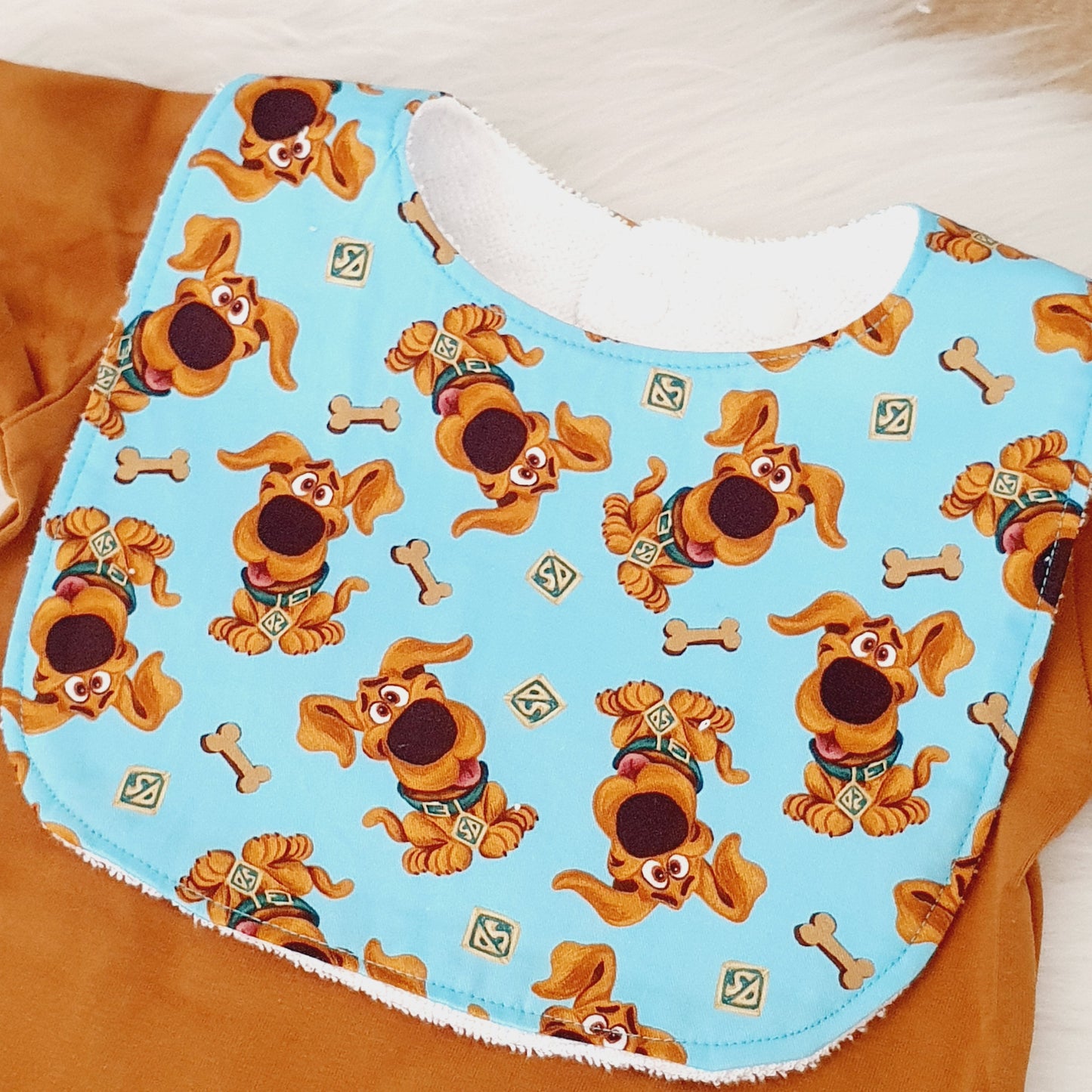 Bib, Handmade Baby Bib, Feeding Bib - Scoobs