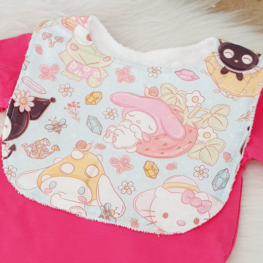 Bib, Handmade Baby Bib, Feeding Bib - Sanrio