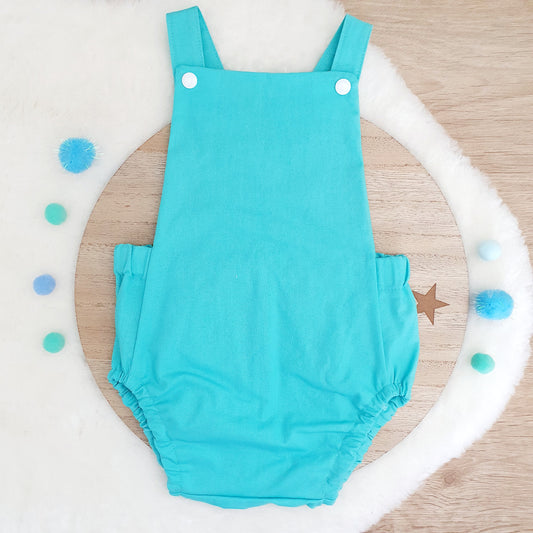 BLUE / GREEN Baby Romper, Size 1