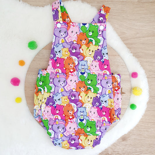 CARE BEARS print Baby / Toddler Romper, Size 2