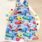 CARS print Overalls, Baby / Toddler Overalls, Short Leg Romper, Size 2