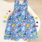 SEUSS print Overalls, Baby / Toddler Overalls, Short Leg Romper, Size 2