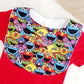 Bib, Handmade Baby Bib, Feeding Bib - Sesame Street print