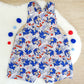 SONIC print Overalls, Baby / Toddler Overalls, Short Leg Romper, Size 2