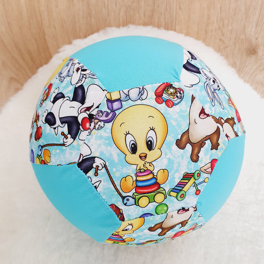 Balloon Ball Cover - Balloon Balls -  Handmade Fabric Balloon Cover - Looney Tunes print