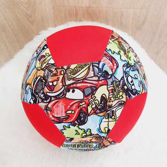 Balloon Ball Cover - Balloon Balls -  Handmade Fabric Balloon Cover - Cars print