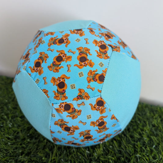 SCOOBY print Balloon Ball Cover - Balloon Balls - Sensory Baby / Toddler / Kids Balloon Play - Handmade Fabric Balloon Cover