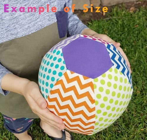 Balloon Ball Cover - Balloon Balls -  Handmade Fabric Balloon Cover - Toys print